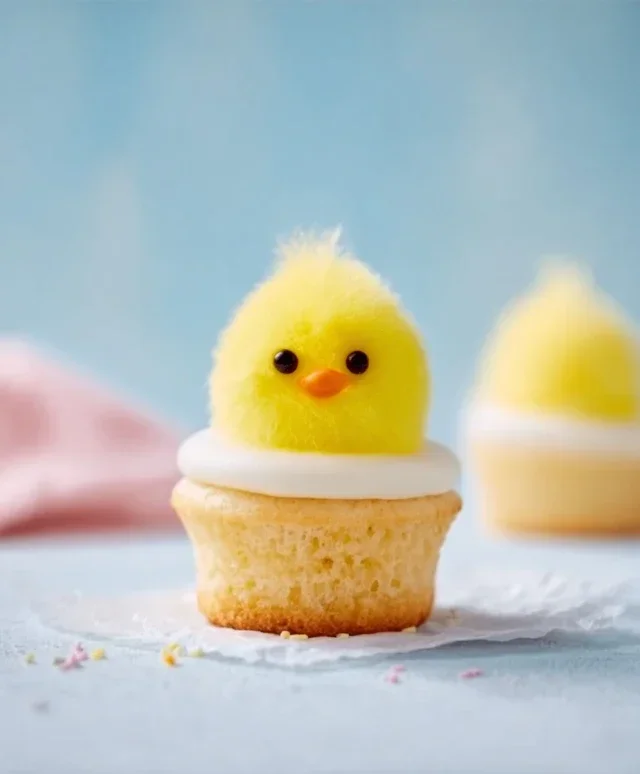 Easter Chick Cupcakes