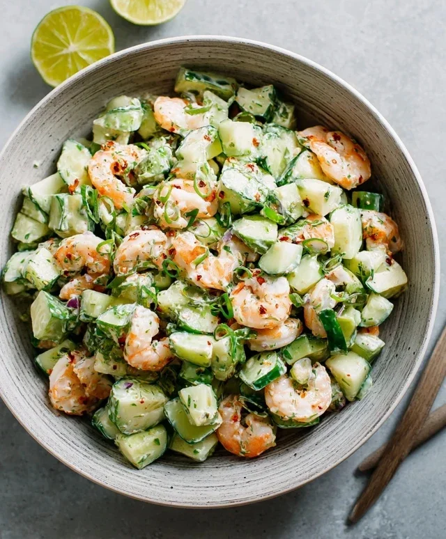 Cucumber Shrimp Salad