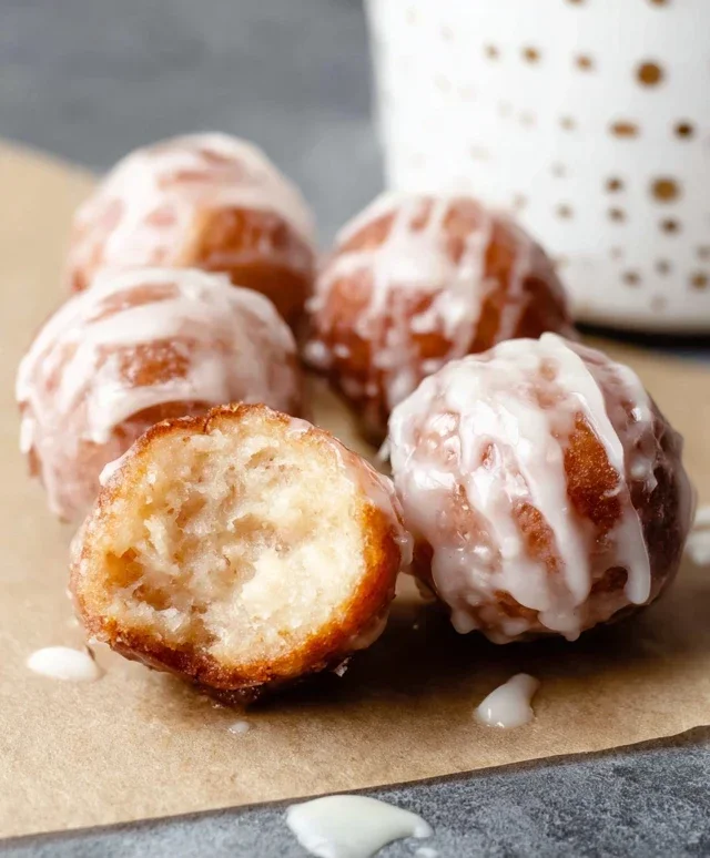Keto Glazed Donut Balls