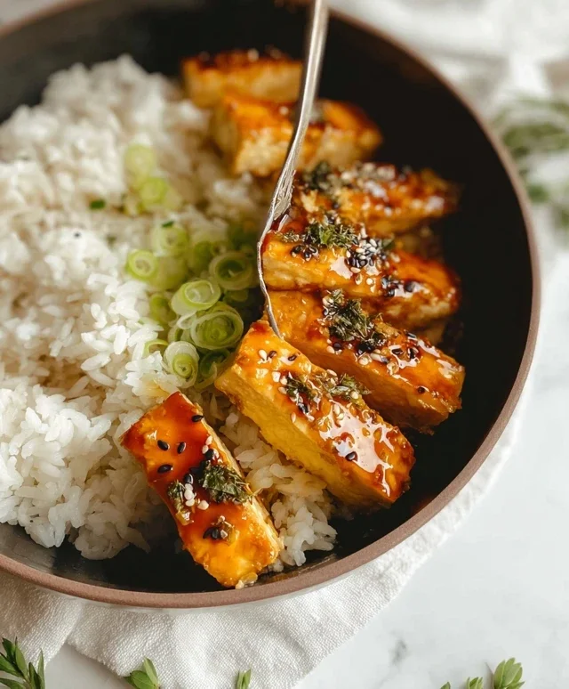 Honey Garlic Tofu