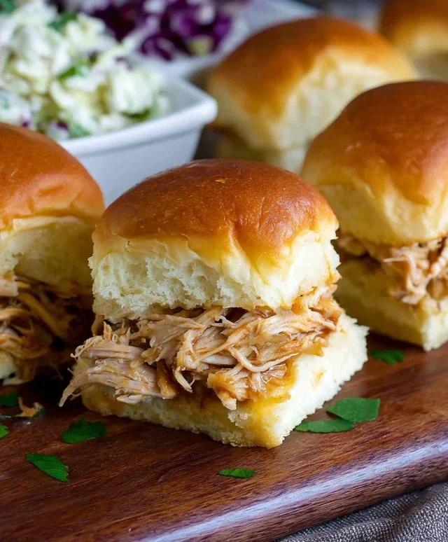 Crock Pot Mississippi Chicken Sliders