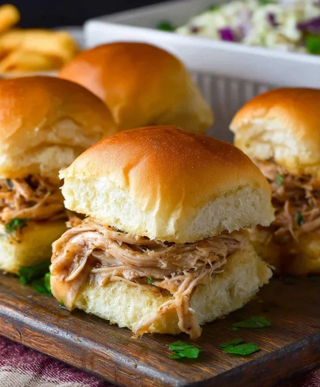 Crock Pot Mississippi Chicken Sliders