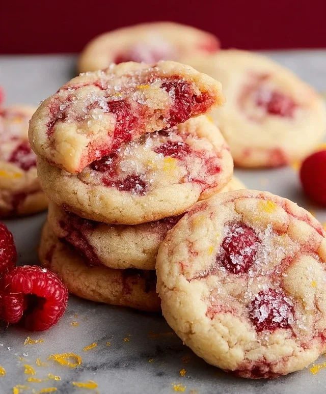 Lemon Raspberry Cookies