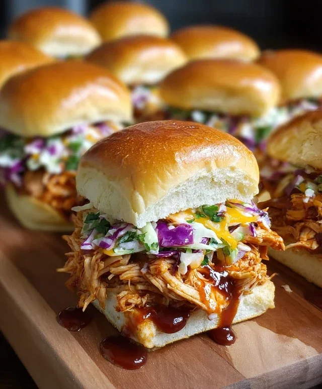 BBQ Chicken Sliders