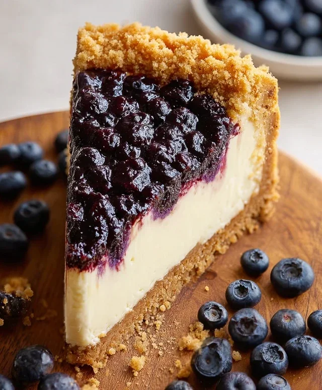 Blueberry Crum extract extractble Cheesecake