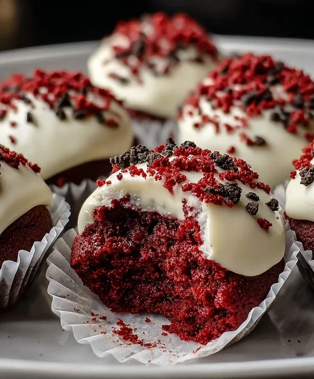 Cookies & Cream Red Velvet Bites