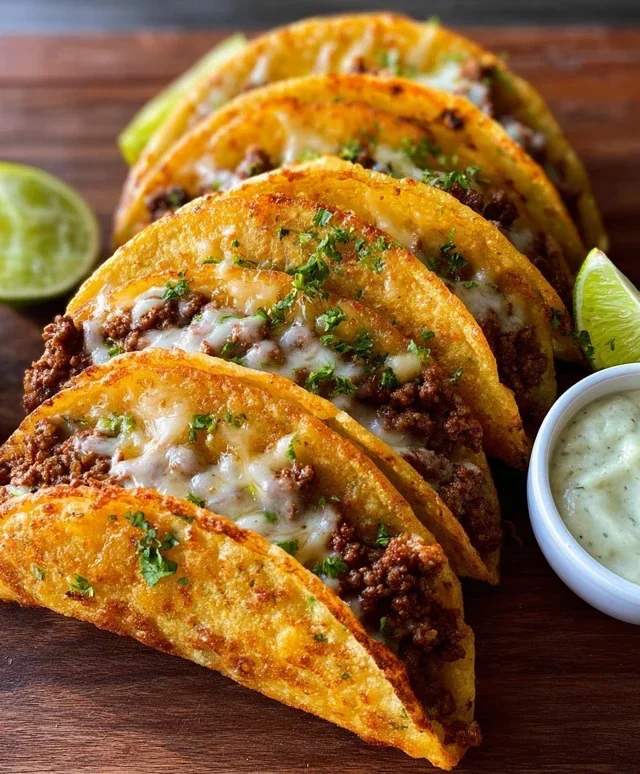Crispy Ground Beef Tacos