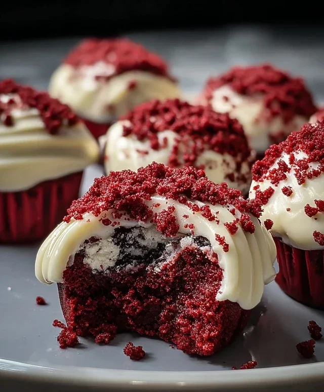 Cookies & Cream Red Velvet Bites