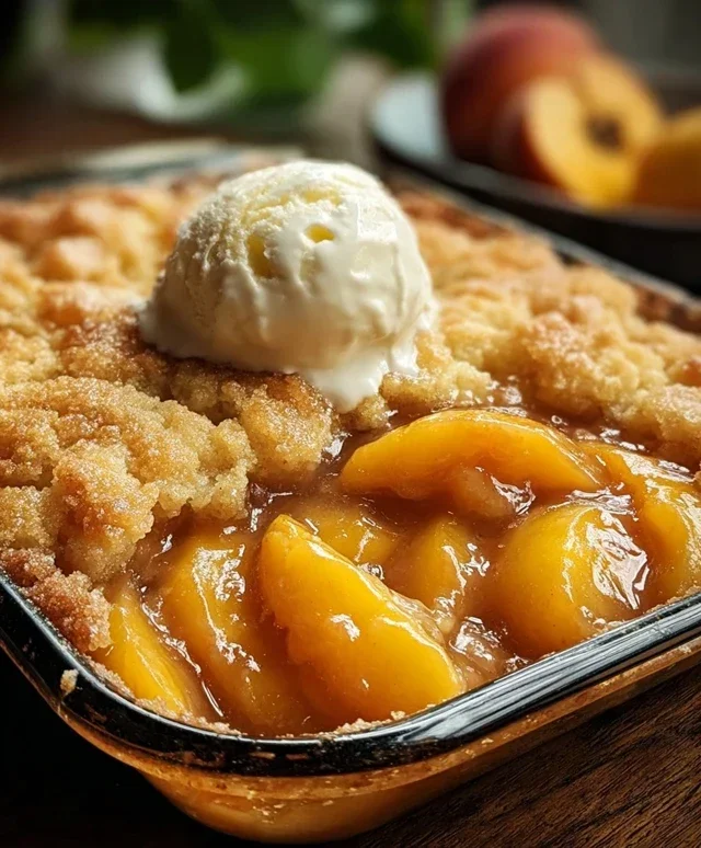 Southern Peach Cobbler