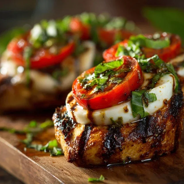 Grilled Chicken Caprese