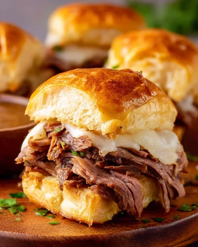 Easy French Dip Sliders Recipe