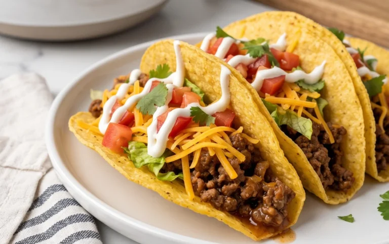 Crispy Ground Beef Tacos
