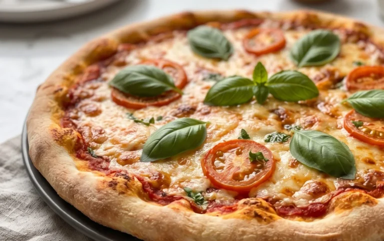 An excellent No Yeast Pizza Dough - quick easy homemade pizza!