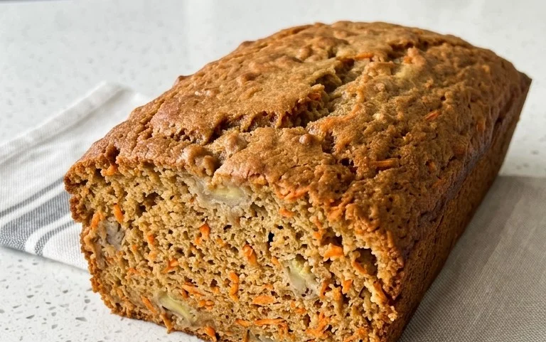 Dairy Free Carrot Cake Banana Bread