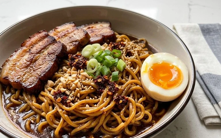 Easy Saucy Ramen Noodles