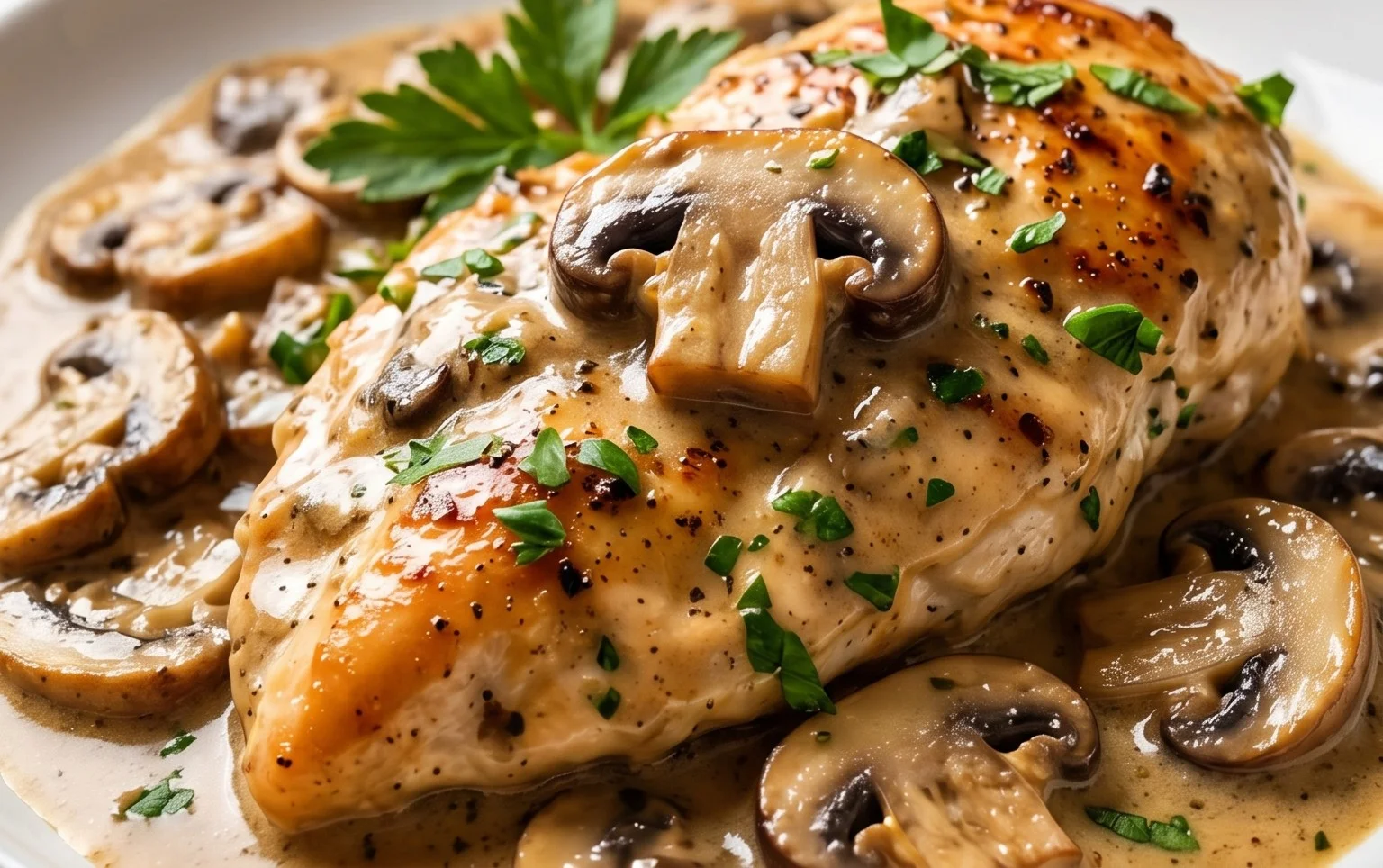 Creamy Mushroom Chicken Recipe