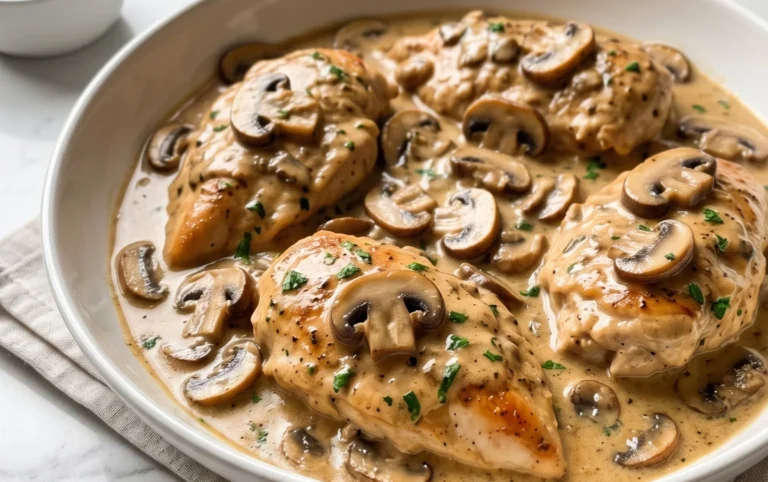 Creamy Mushroom Chicken Recipe
