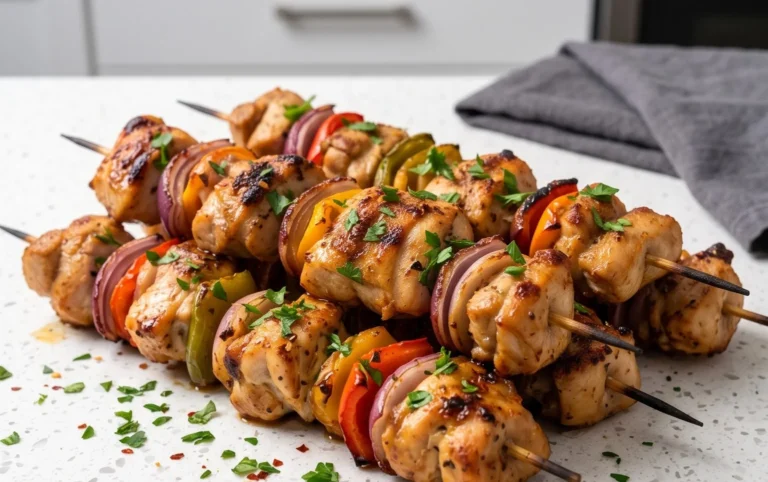 Air Fryer Chicken Skewers (VIDEO)