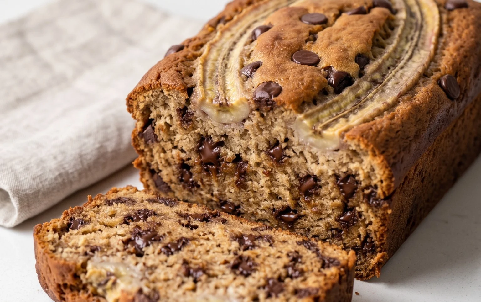 Easy Chocolate Chip Banana Bread