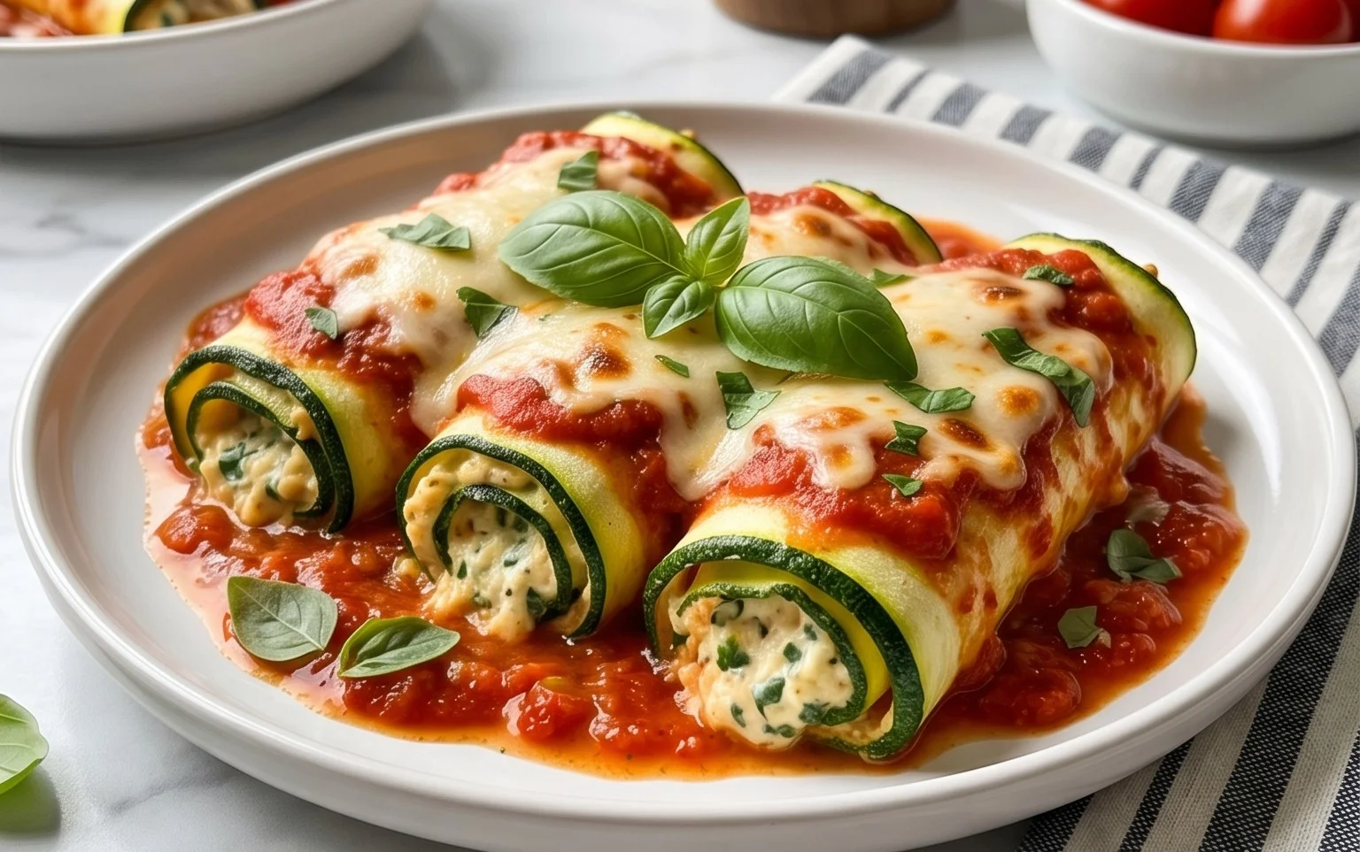 Vegan Zucchini Rollatini