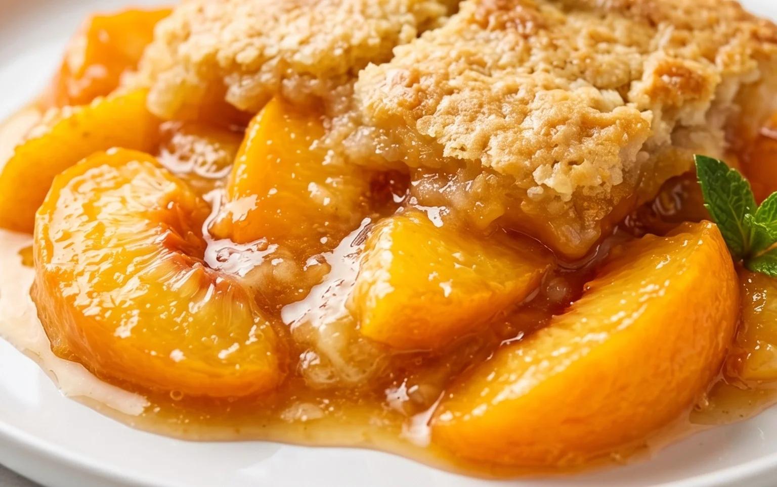 Fresh Peach Cobbler