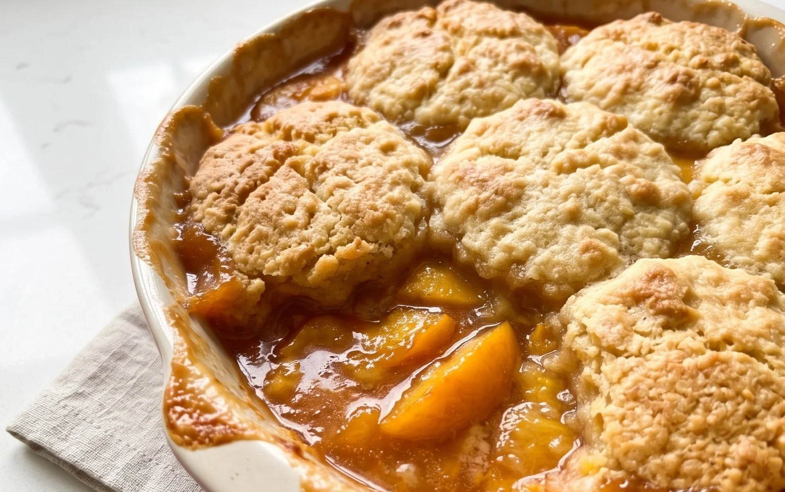 Fresh Peach Cobbler