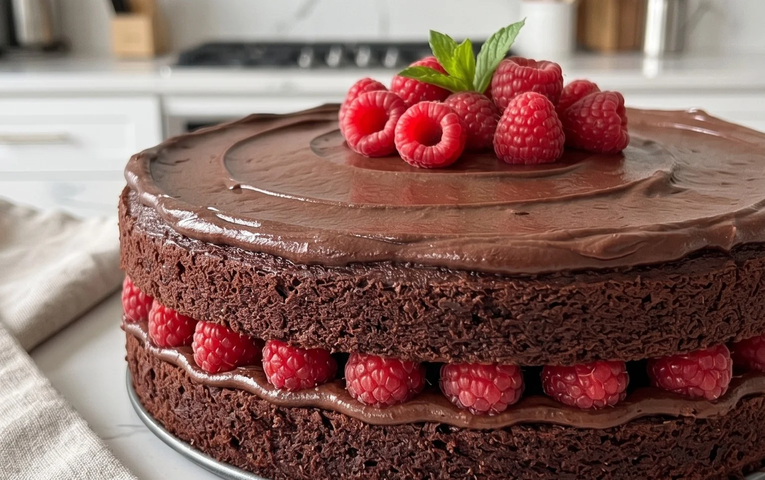 Chocolate Raspberry Cake