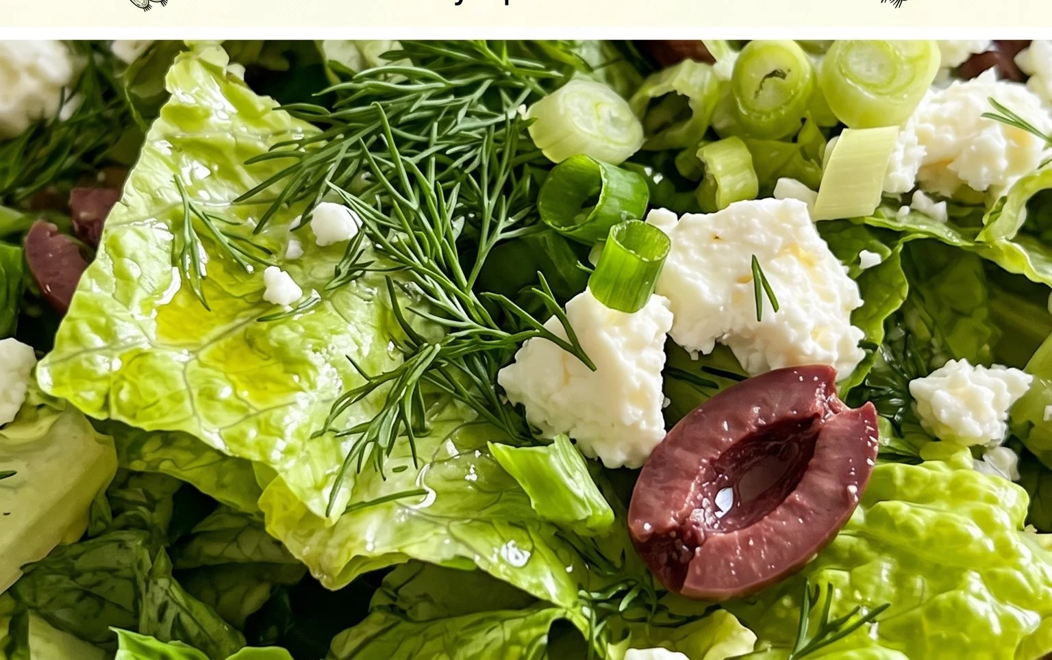 Maroulosalata (Greek Lettuce Salad)