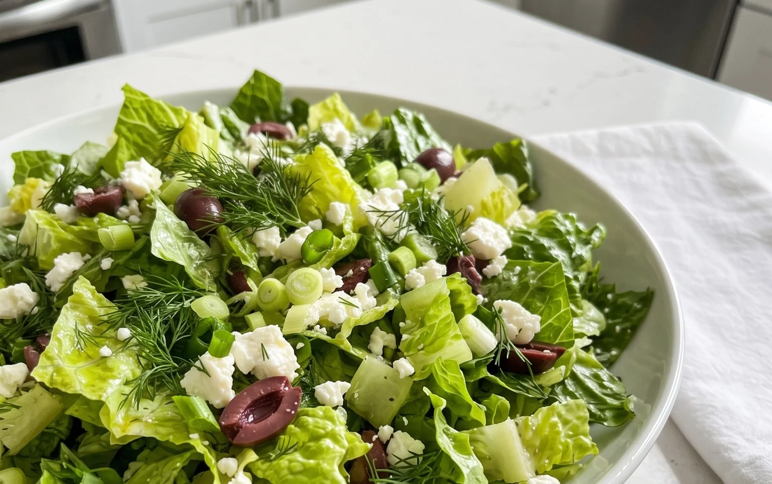 Maroulosalata (Greek Lettuce Salad)