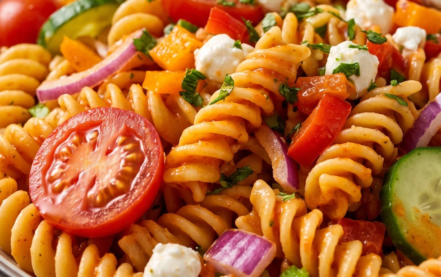 French Dressing Pasta Salad