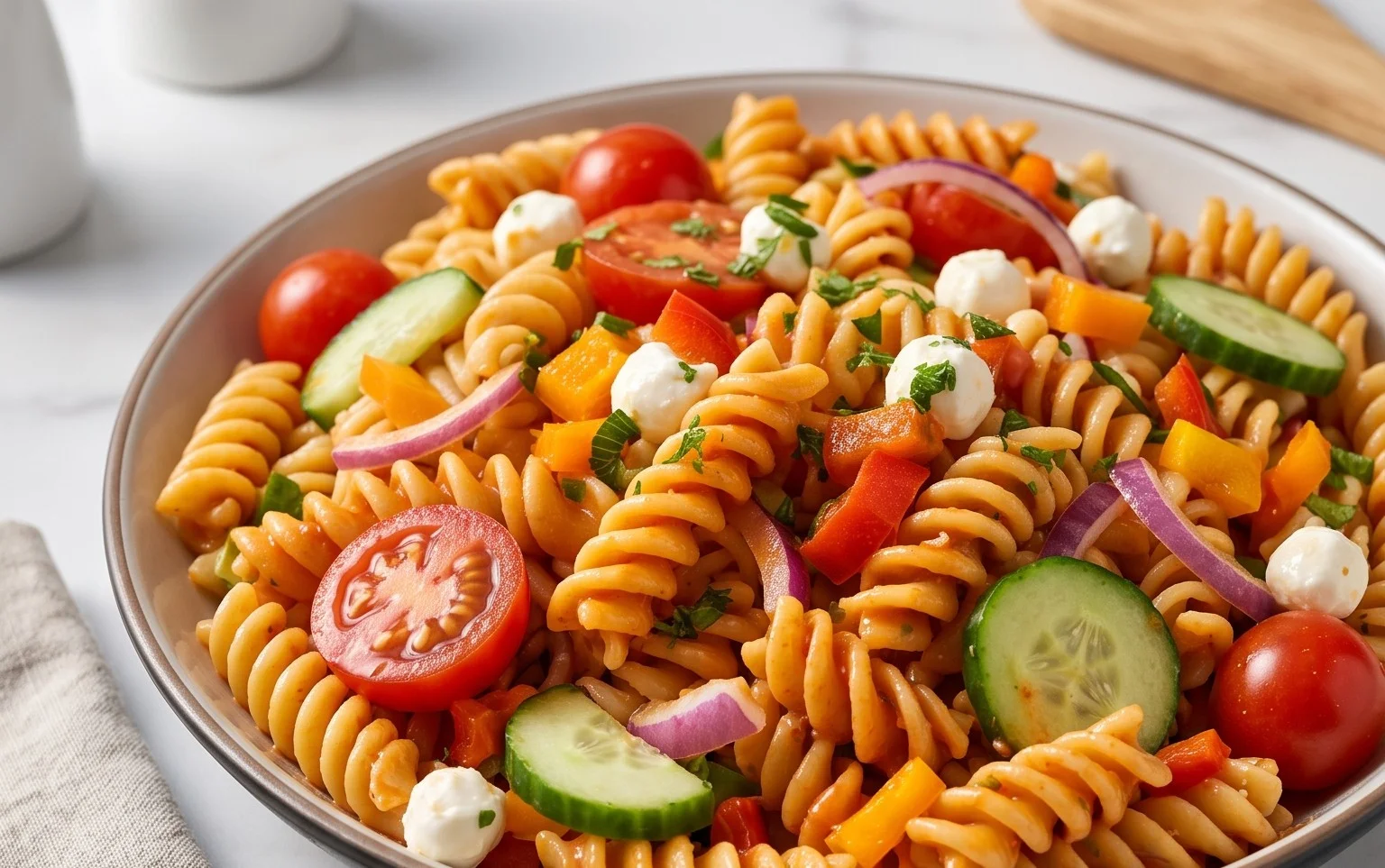 French Dressing Pasta Salad