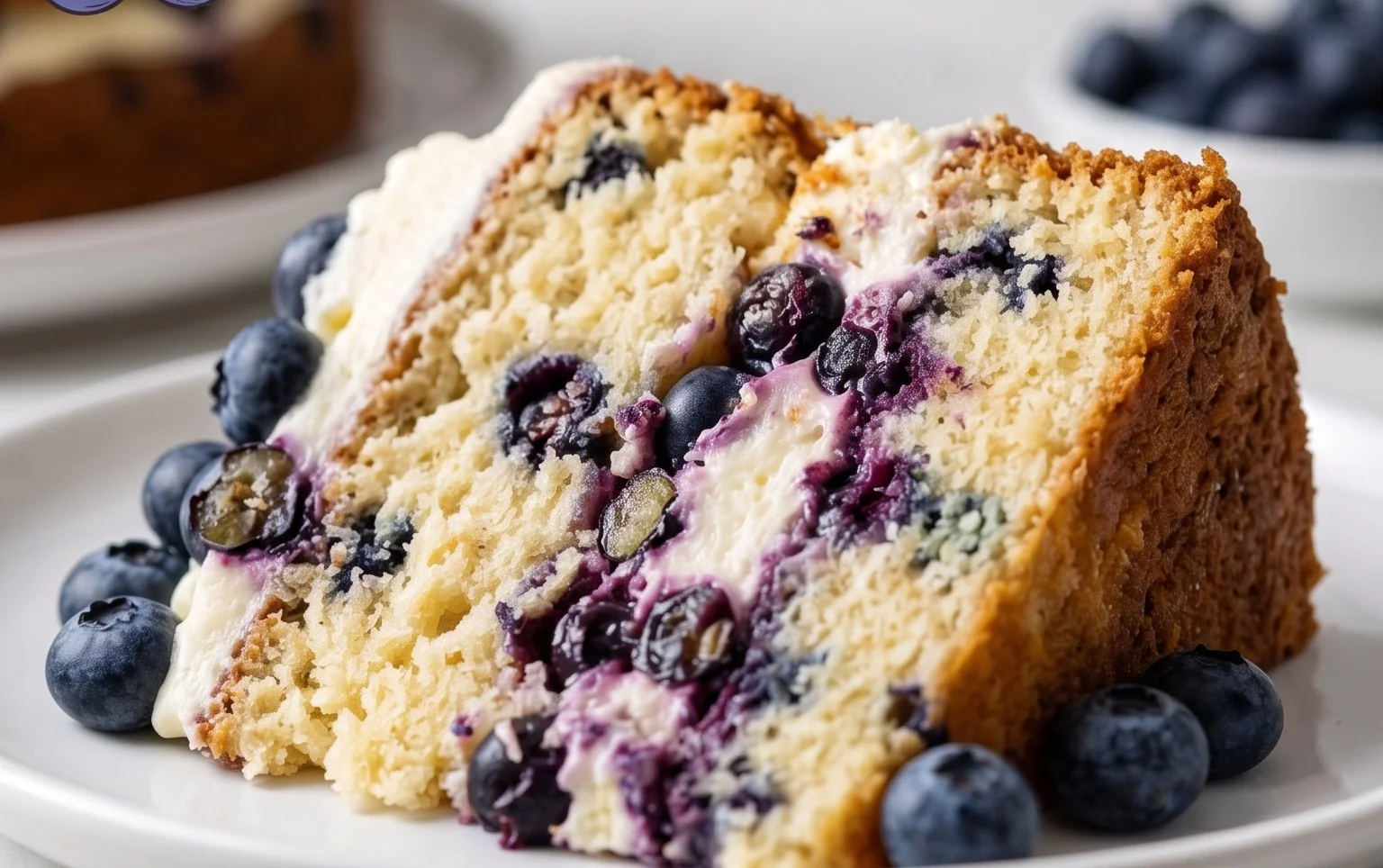Nova Scotia Blueberry Cream Cake