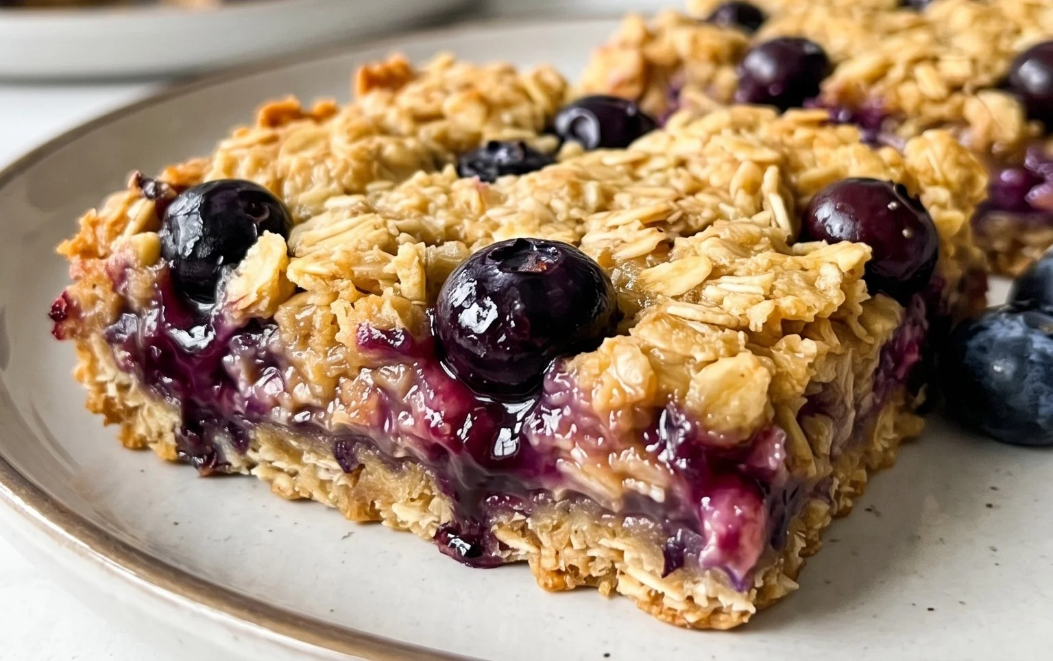 Blueberry Oatmeal Bars