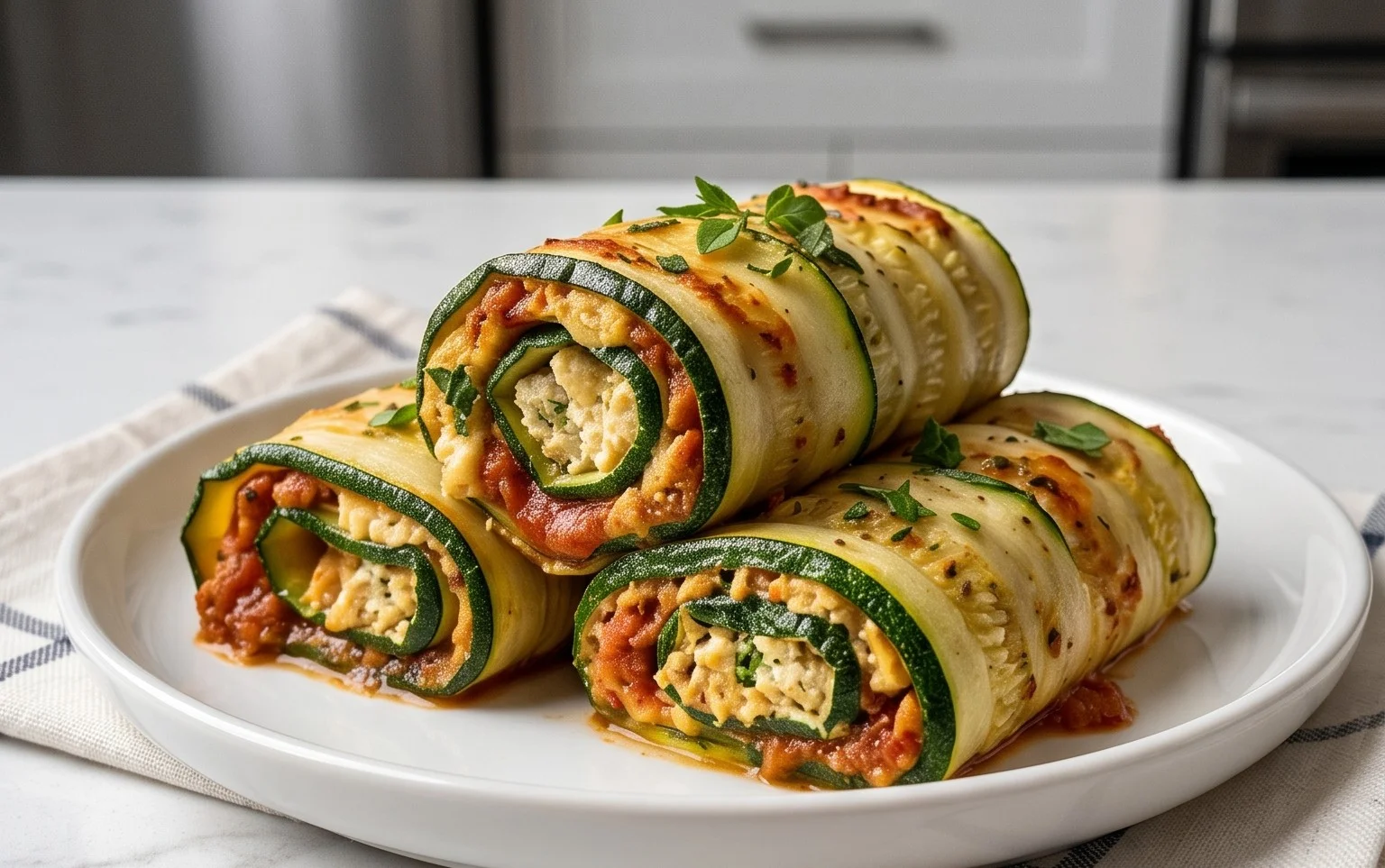 Vegan Zucchini Rollatini