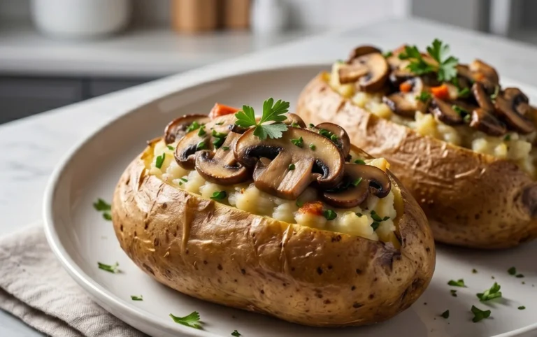 The Ultimate Stuffed Baked Potatoes with Mushrooms