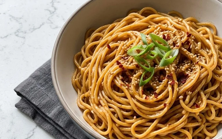 Easy Saucy Ramen Noodles