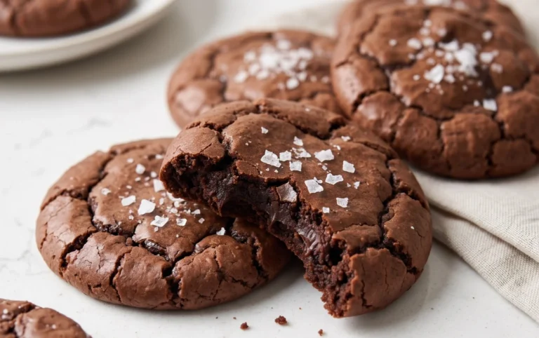Salted Brownie Cookies