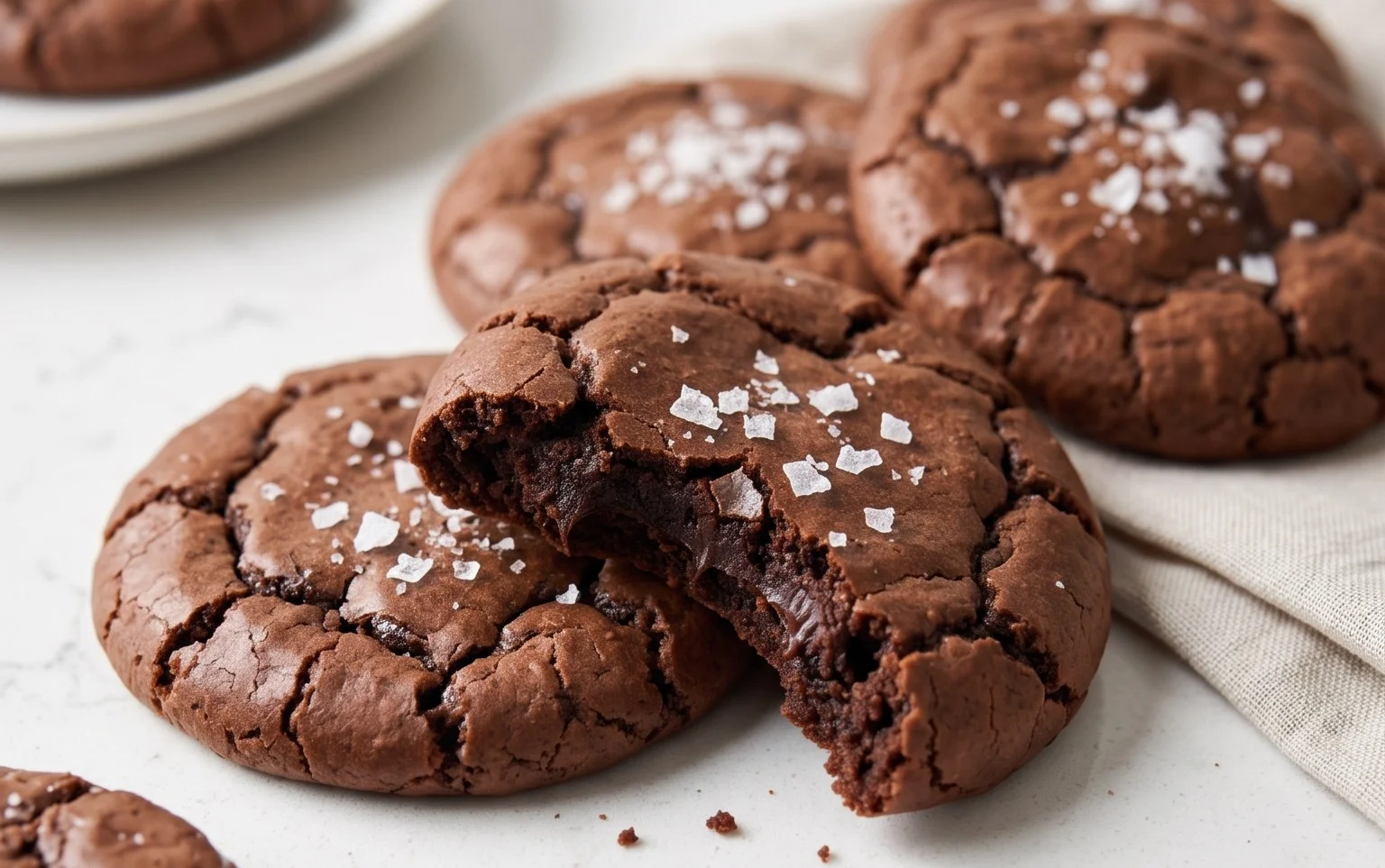 Salted Brownie Cookies