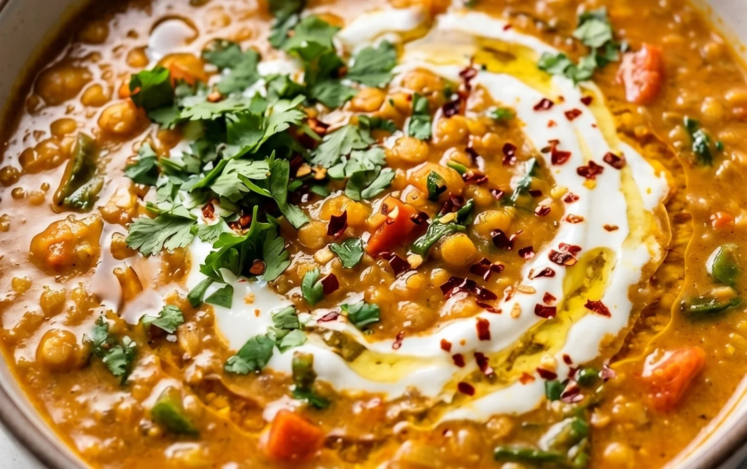 Spicy Red Lentil Curry