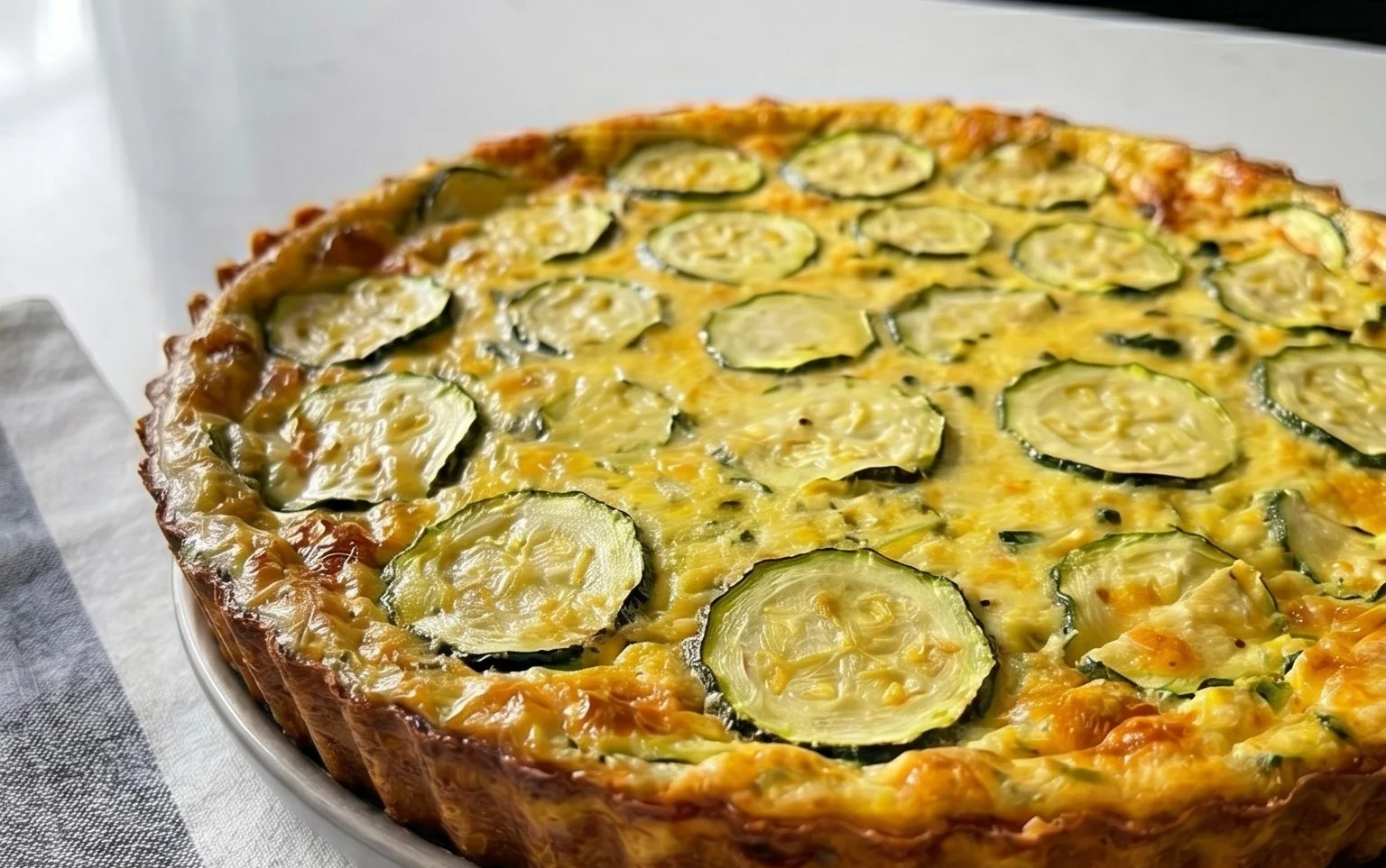 Crustless Zucchini Quiche Recipe