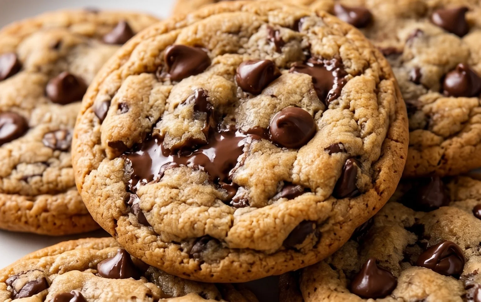 Crispy and Chewy Chocolate Chip Cookies