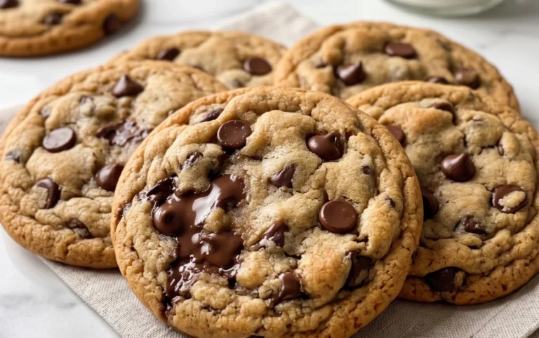 Crispy and Chewy Chocolate Chip Cookies
