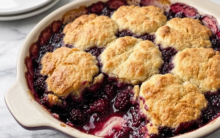 The Pioneer Women's Blackberry Cobbler