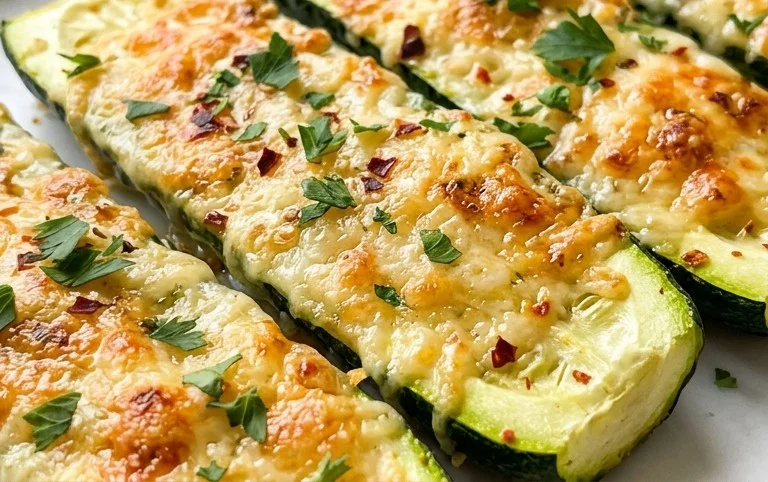 Baked Parmesan Zucchini