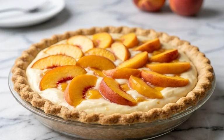 Peaches and Cream Pie