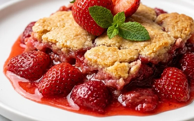 Strawberry Cobbler