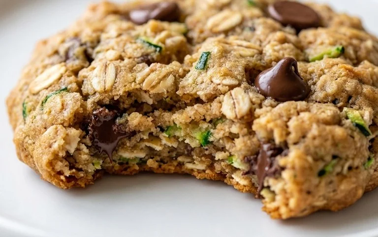 Healthy Zucchini Oatmeal Cookies