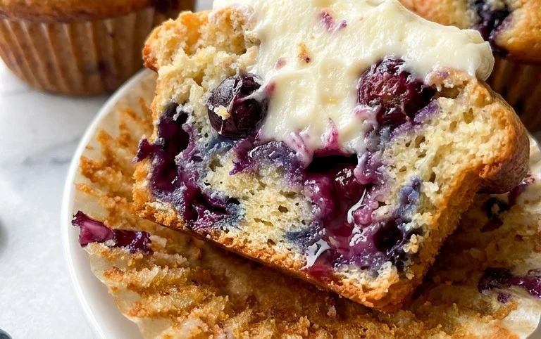 Berry Cream Cheese Muffins