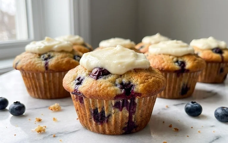 Berry Cream Cheese Muffins