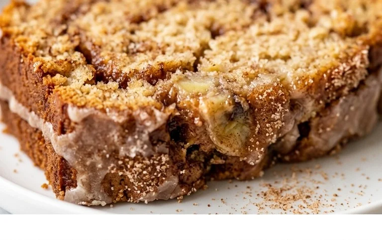 Cinnamon Roll Banana Bread